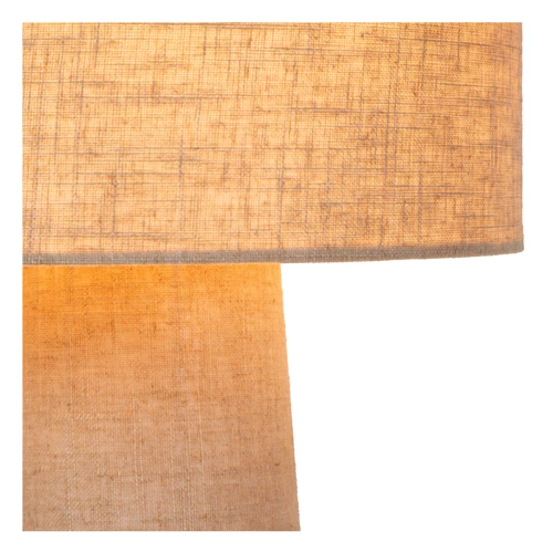 Lucide LEEROY - Tischlampe - Ø 30 cm - 1xE27 - Taupe - detail 2